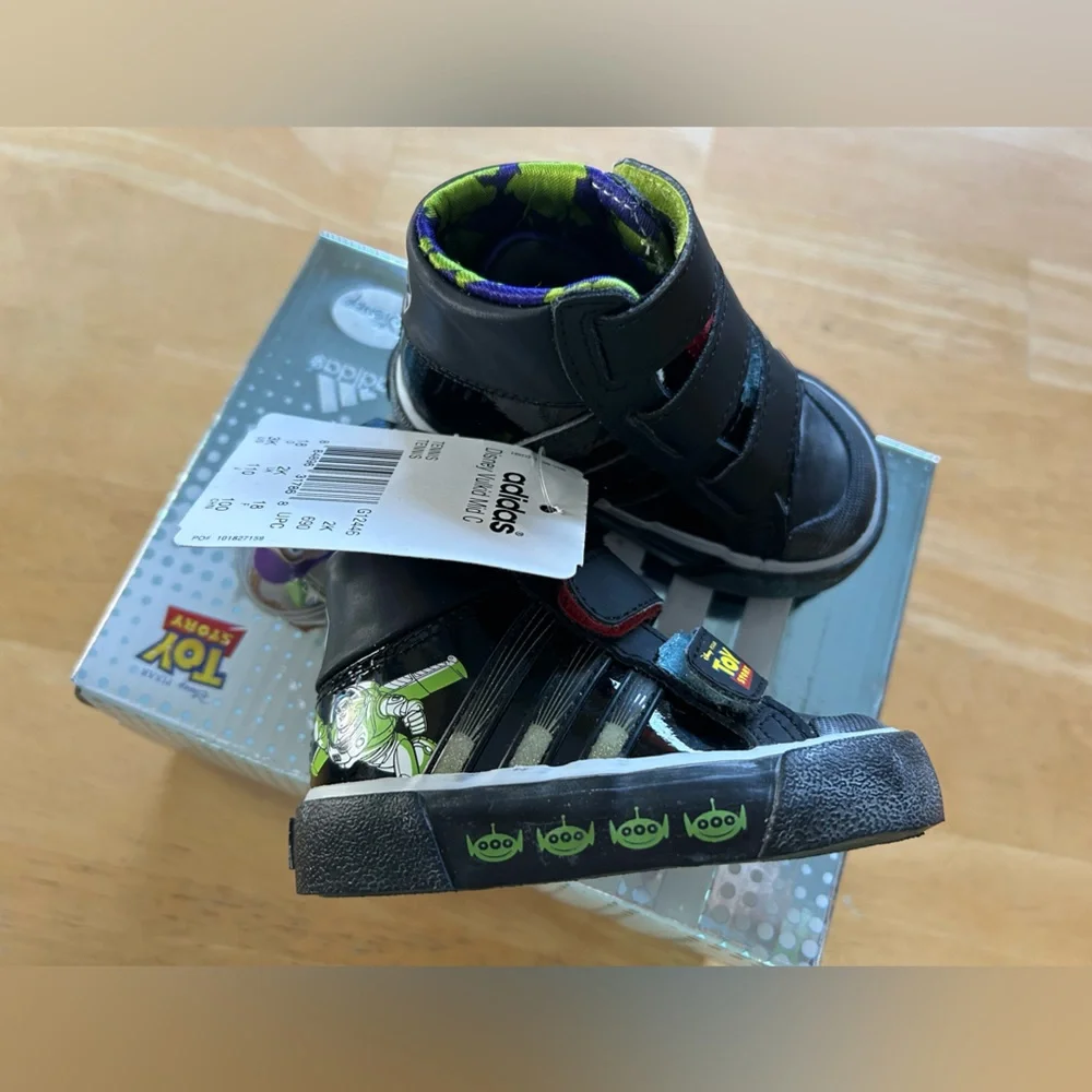 Adidas Infant Disney Pixar Buzz Lightyear Toy Story High Top Sneakers - Picture 2 of 14